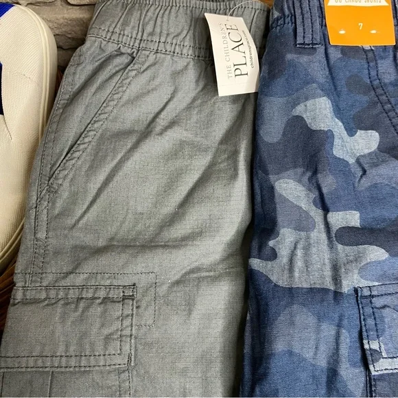 3 Pairs Boys Cargo Shorts Gymboree Children’s Place - Picture 3 of 7